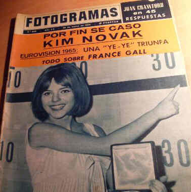 FOTOGRAMAS magazine side cover Issue 858 26 March 1965