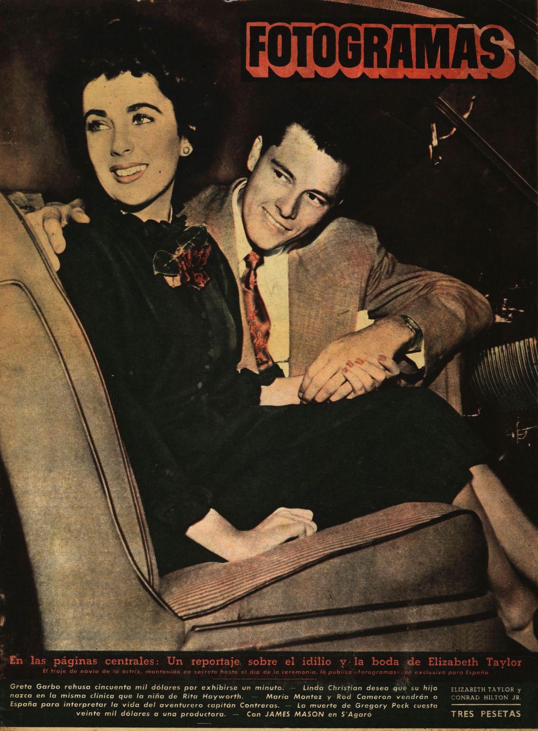 FOTOGRAMAS magazine side cover Issue 86 5 May 1950