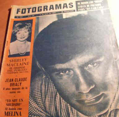 FOTOGRAMAS magazine side cover Issue 860 9 April 1965