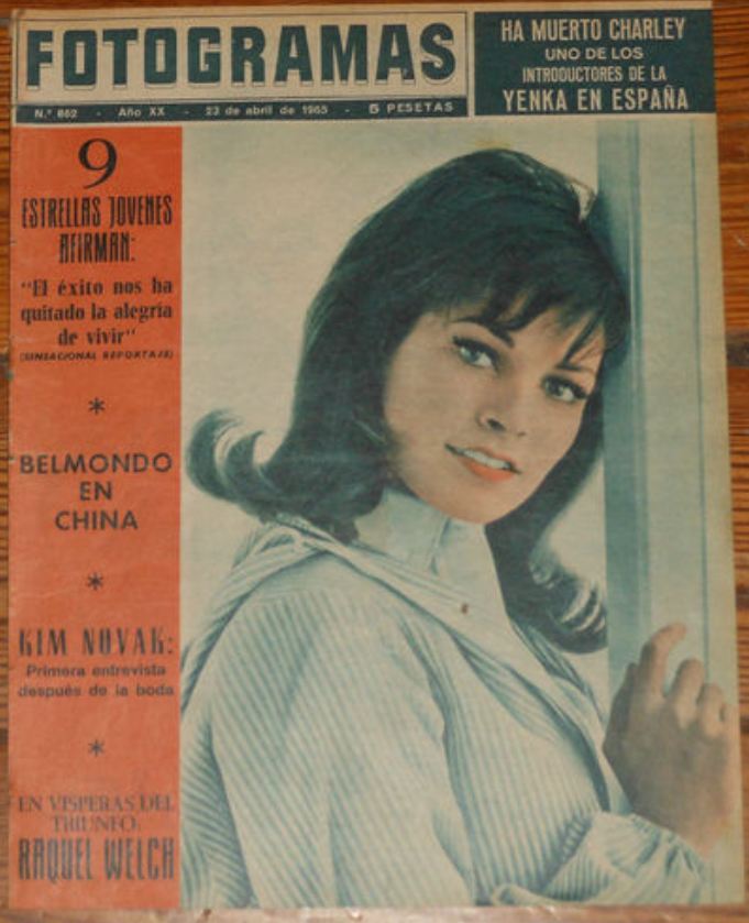 FOTOGRAMAS magazine side cover Issue 862 23 April 1965