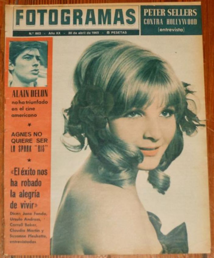 FOTOGRAMAS magazine side cover Issue 863 30 April 1965