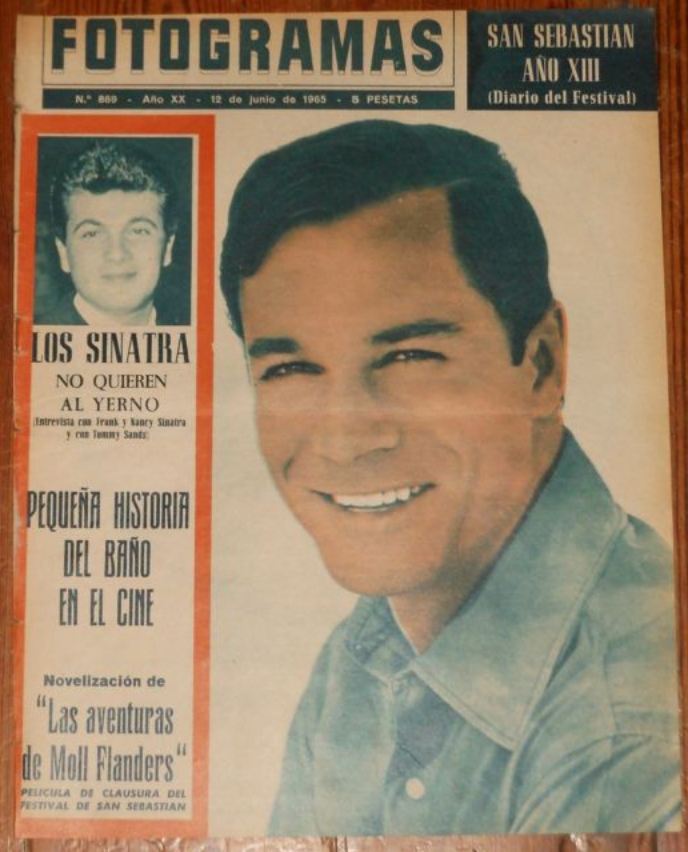 FOTOGRAMAS magazine side cover Issue 869 11 June 1965