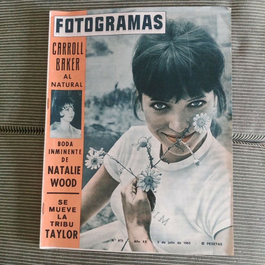 FOTOGRAMAS magazine side cover Issue 872 2 July 1965