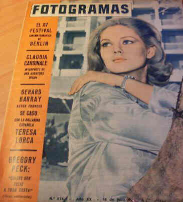 FOTOGRAMAS magazine side cover Issue 874 16 July 1965
