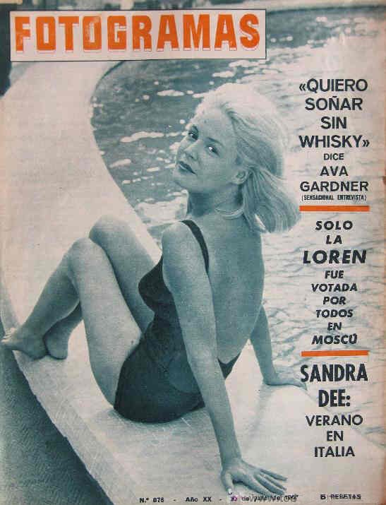 FOTOGRAMAS magazine side cover Issue 876 30 July 1965
