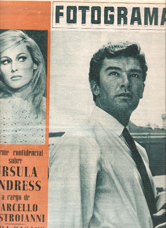 FOTOGRAMAS magazine side cover Issue 878 13 August 1965
