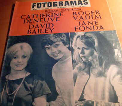 FOTOGRAMAS magazine side cover Issue 880 27 August 1965
