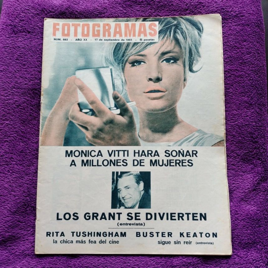 FOTOGRAMAS magazine side cover Issue 883 17 September 1965