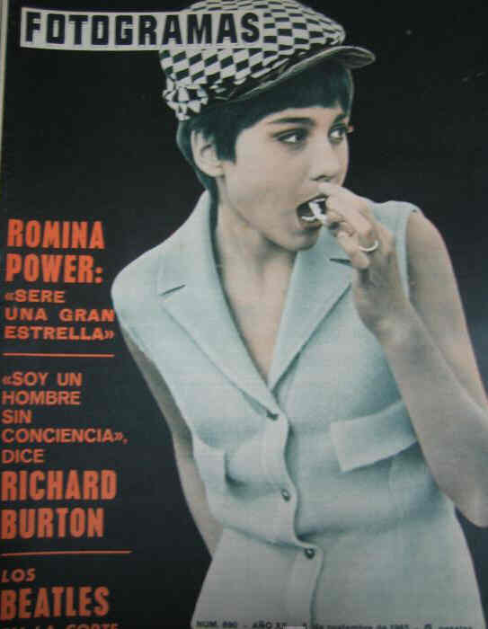FOTOGRAMAS magazine side cover Issue 890 5 November 1965