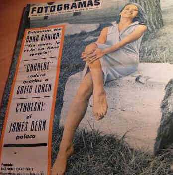 FOTOGRAMAS magazine side cover Issue 894 3 December 1965