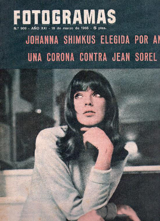 FOTOGRAMAS magazine side cover Issue 909 18 March 1966