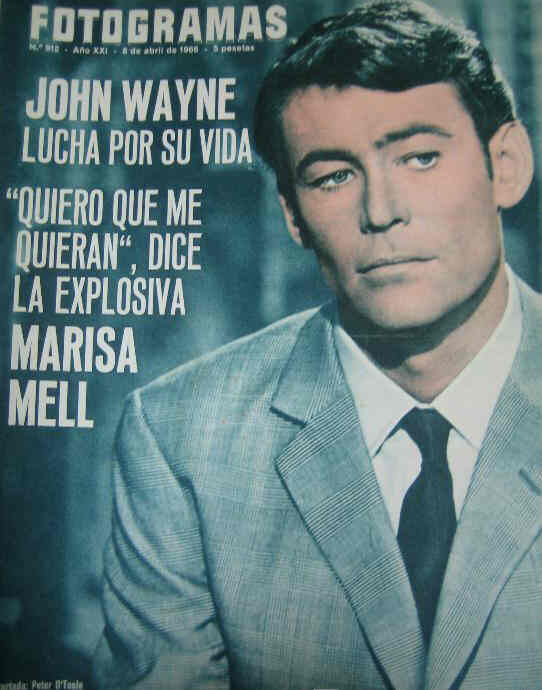 FOTOGRAMAS magazine side cover Issue 912 8 April 1966