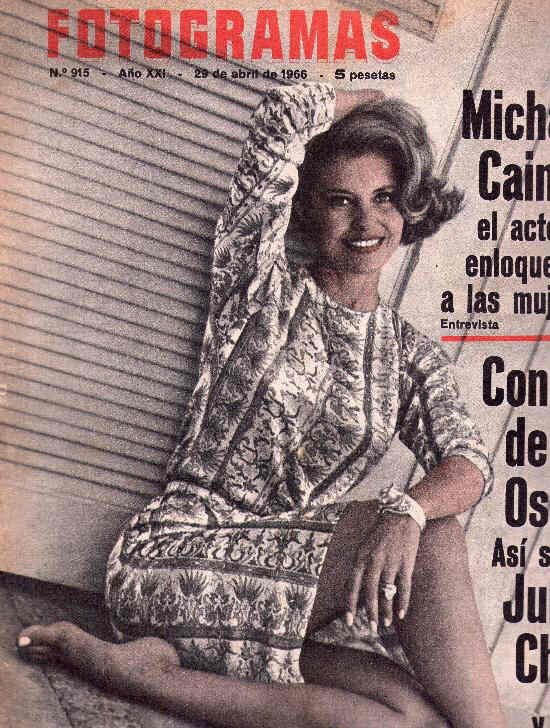 FOTOGRAMAS magazine side cover Issue 915 29 April 1966