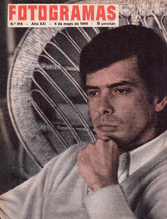 FOTOGRAMAS magazine side cover Issue 916 6 May 1966