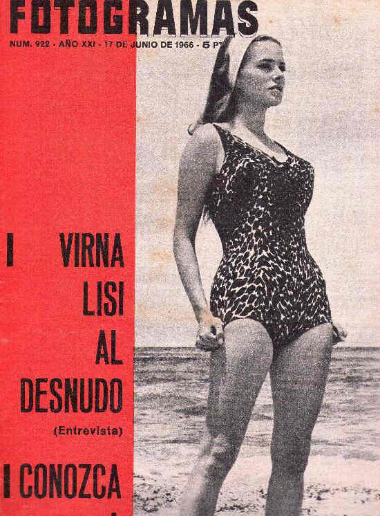 FOTOGRAMAS magazine side cover Issue 922 17 June 1966