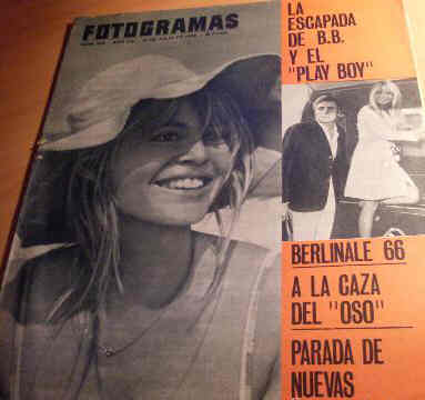 FOTOGRAMAS magazine side cover Issue 926 15 July 1966
