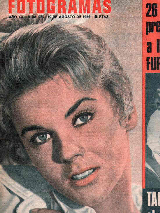 FOTOGRAMAS magazine side cover Issue 931 19 August 1966