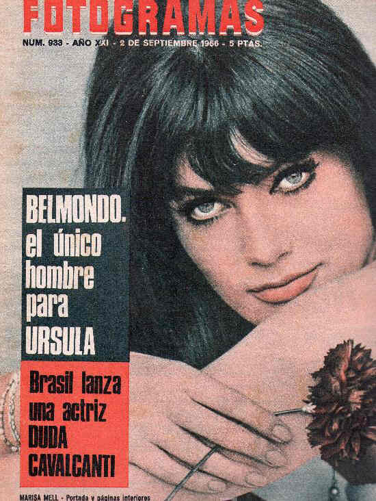 FOTOGRAMAS magazine side cover Issue 933 2 September 1966