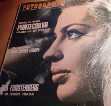 FOTOGRAMAS magazine side cover Issue 936 23 September 1966