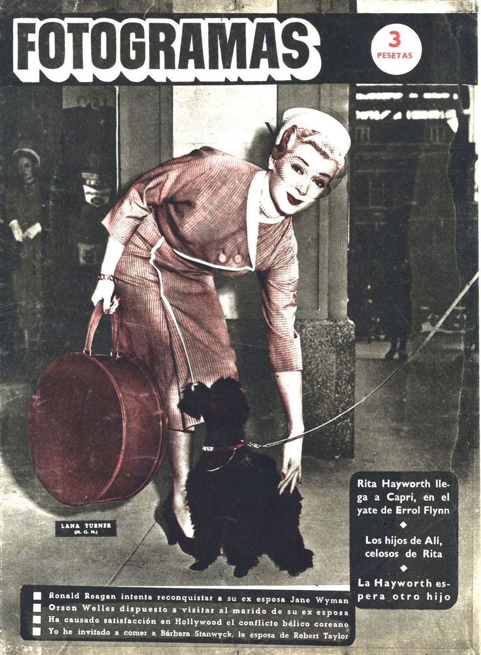 FOTOGRAMAS magazine side cover Issue 94 19 August 1950