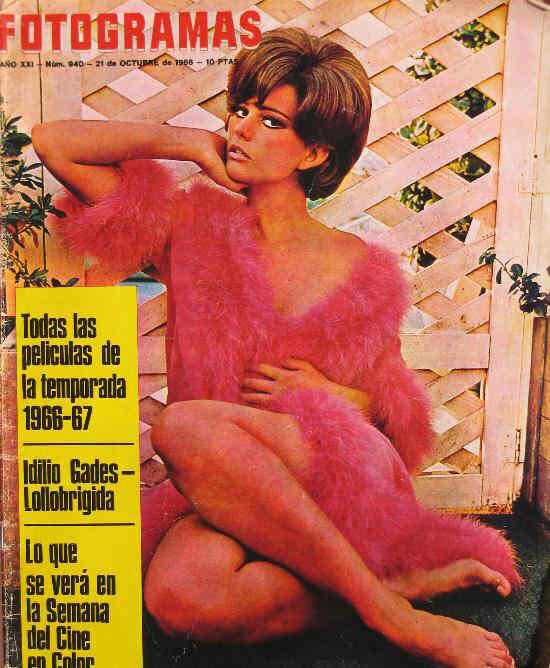 FOTOGRAMAS magazine side cover Issue 940 21 October 1966