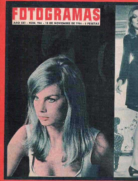 FOTOGRAMAS magazine side cover Issue 944 18 November 1966