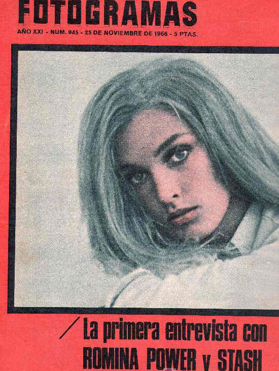 FOTOGRAMAS magazine side cover Issue 945 25 November 1966