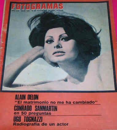 FOTOGRAMAS magazine side cover Issue 948 16 December 1966