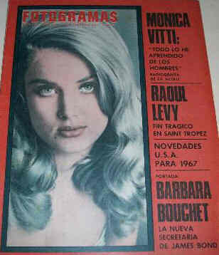FOTOGRAMAS magazine side cover Issue 952 13 January 1967