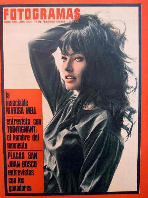 FOTOGRAMAS magazine side cover Issue 956 10 February 1967