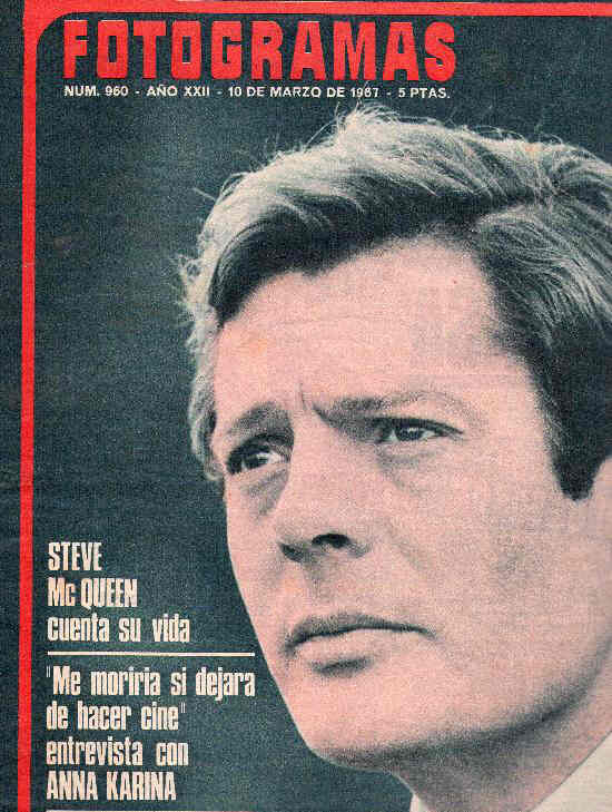 FOTOGRAMAS magazine side cover Issue 960 10 March 1967