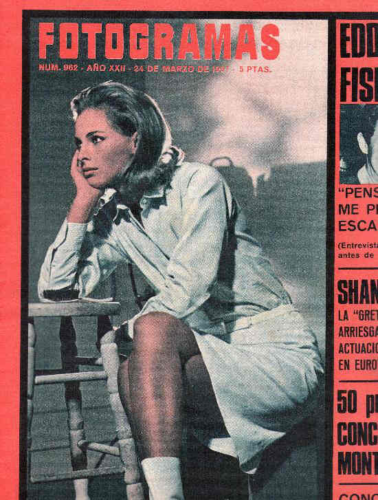 FOTOGRAMAS magazine side cover Issue 962 24 March 1967