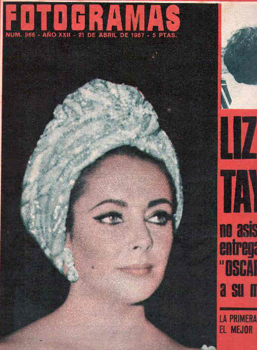 FOTOGRAMAS magazine side cover Issue 966 21 April 1967