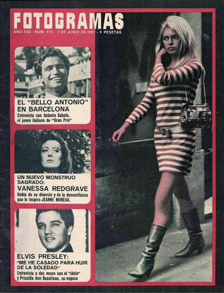 FOTOGRAMAS magazine side cover Issue 972 2 June 1967