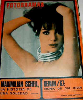 FOTOGRAMAS magazine side cover Issue 978 14 July 1967