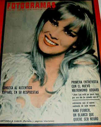 FOTOGRAMAS magazine side cover Issue 981 4 August 1967