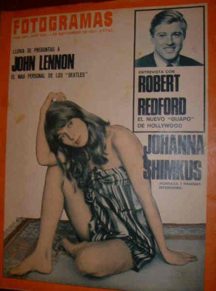 FOTOGRAMAS magazine side cover Issue 985 1 September 1967