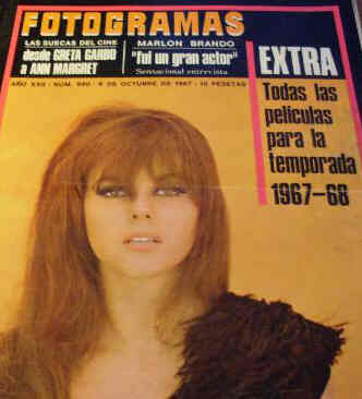 FOTOGRAMAS magazine side cover Issue 989 29 September 1967