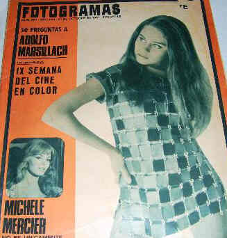 FOTOGRAMAS magazine side cover Issue 993 27 October 1967
