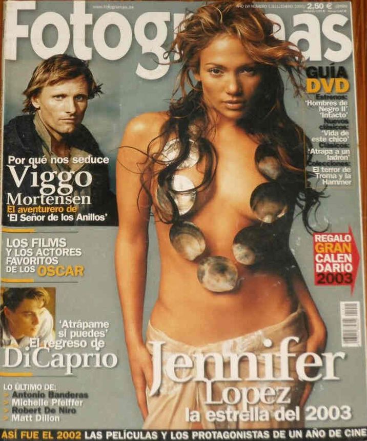 FOTOGRAMAS magazine side cover Issue 1911  January 2003