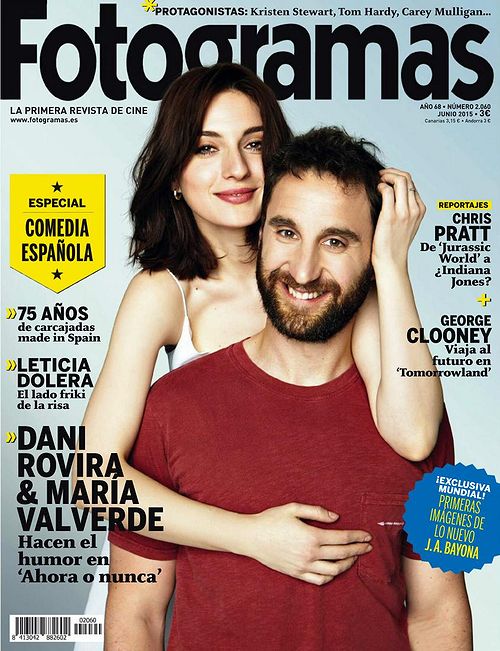 FOTOGRAMAS magazine side cover Issue 2060 June 2015
