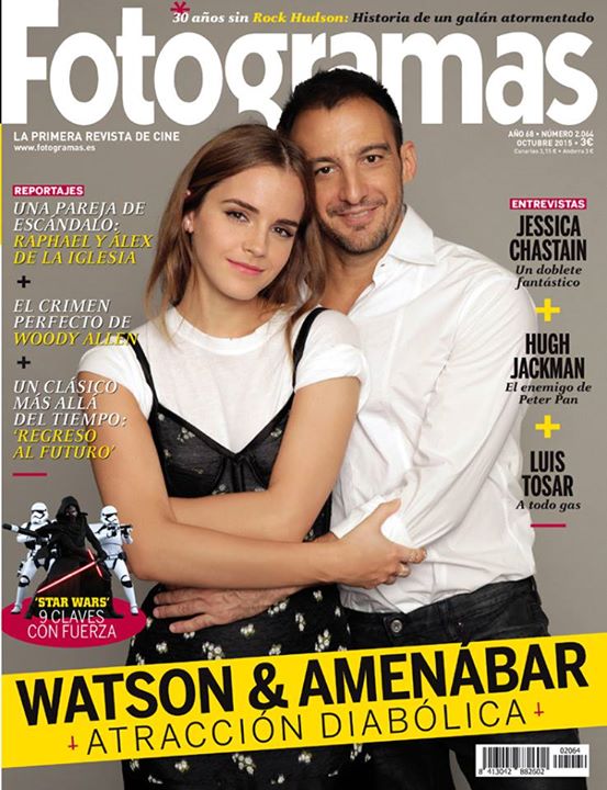 FOTOGRAMAS magazine side cover Issue 2064 October 2015