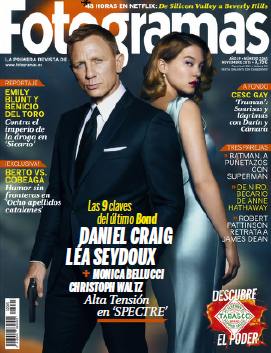 FOTOGRAMAS magazine side cover Issue 2065 November 2015