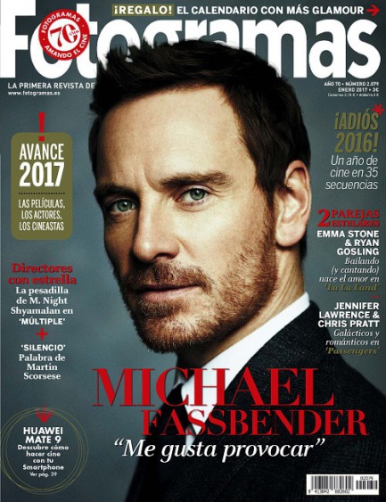 FOTOGRAMAS magazine side cover Issue 2079 January 2017