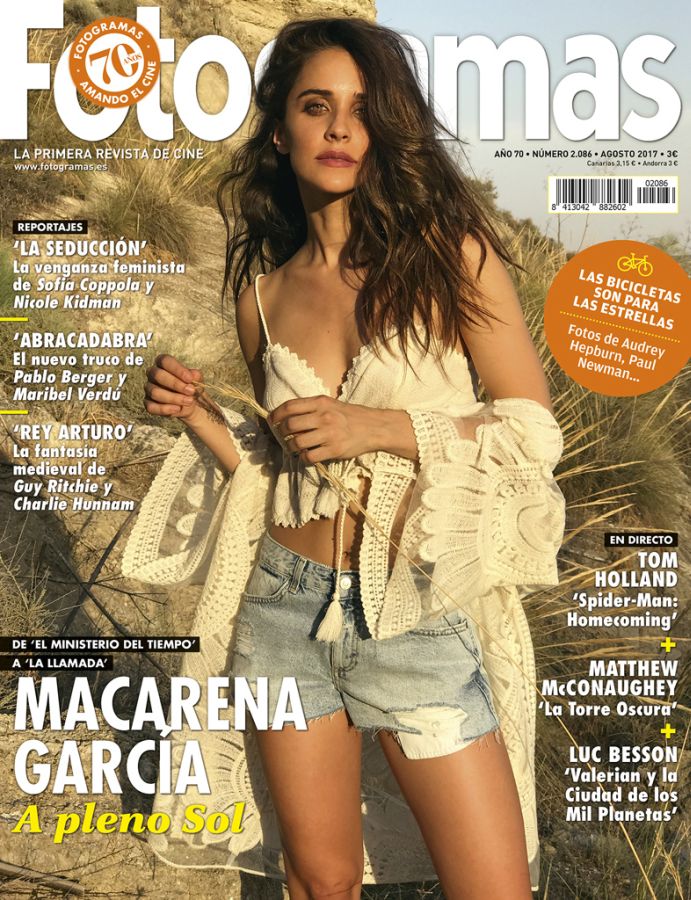 FOTOGRAMAS magazine side cover Issue 2086 August 2017