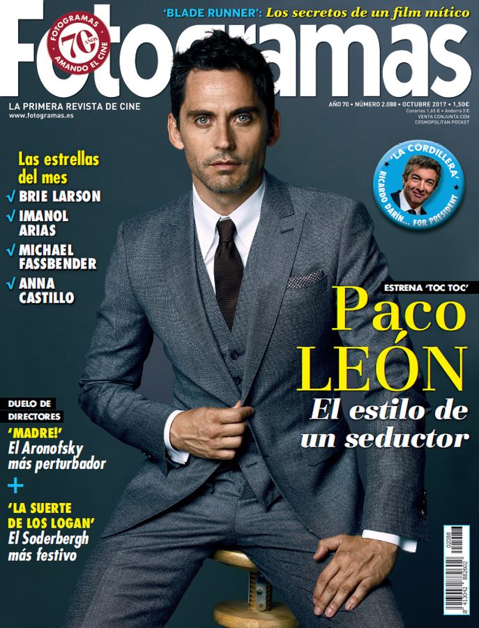 FOTOGRAMAS magazine side cover Issue 2088  October 2017