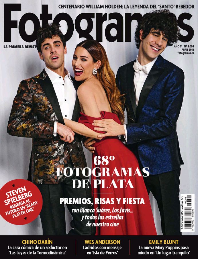 FOTOGRAMAS magazine side cover Issue 2094  April 2018
