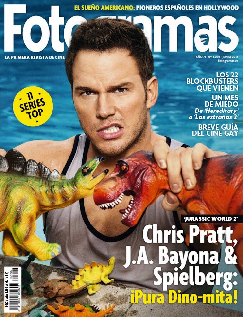 FOTOGRAMAS magazine side cover Issue 2096  June 2018