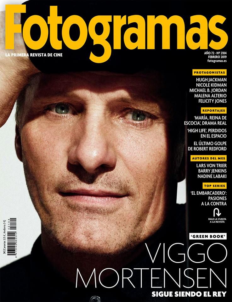 FOTOGRAMAS magazine side cover Issue 2104  February 2019