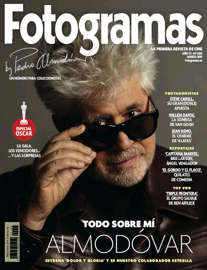 FOTOGRAMAS magazine side cover Issue 2105  March 2019
